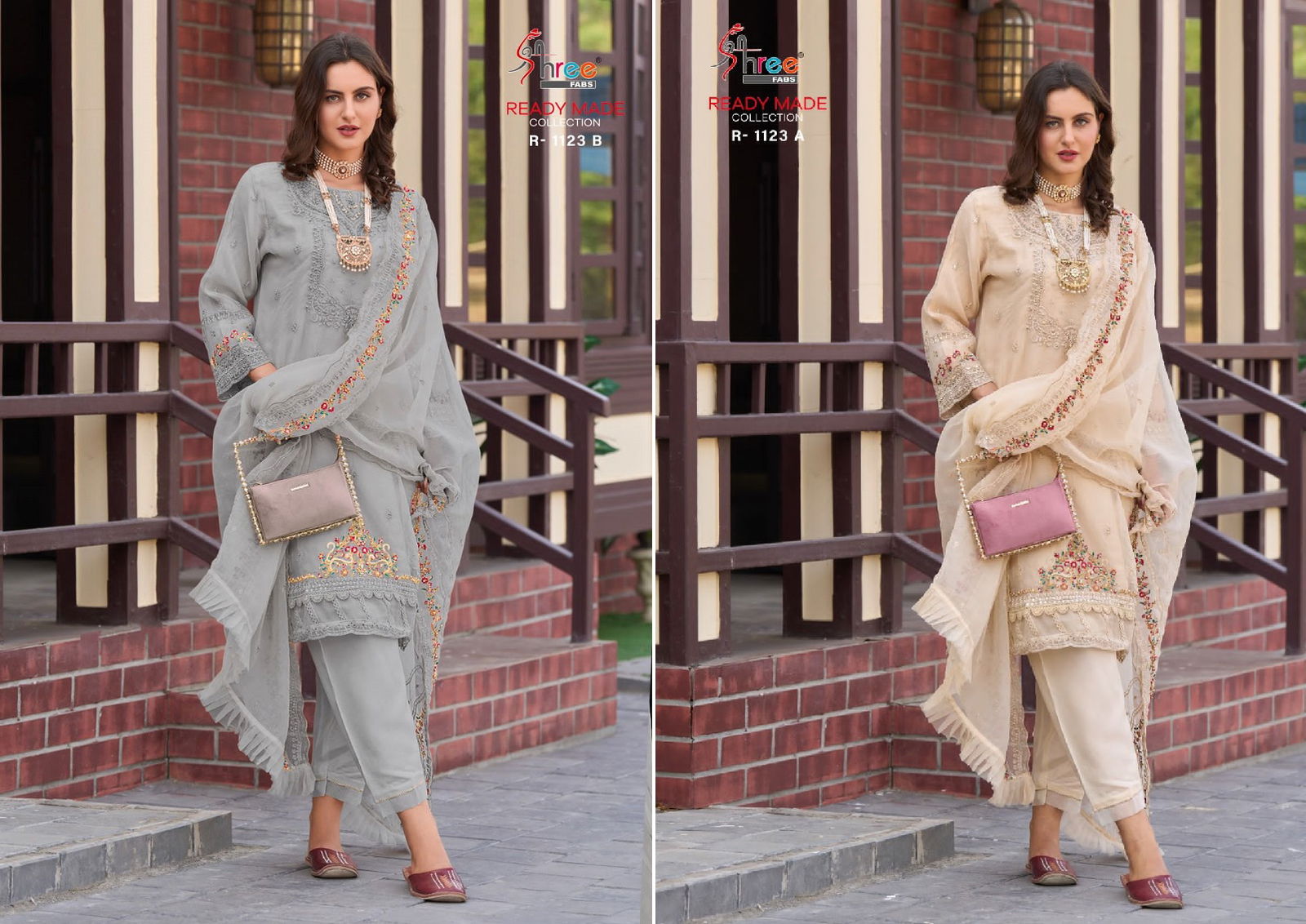 Shree R 1123 Colors Readymade Pakistani Suit Catalog